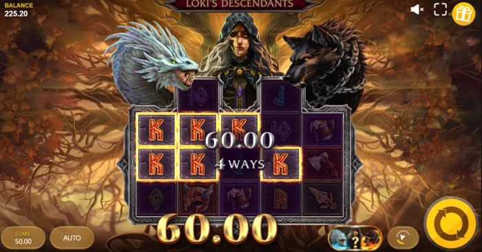 Loki's Descendants - सक्रिय चरण में मॉन्स्टर स्पिन मोड